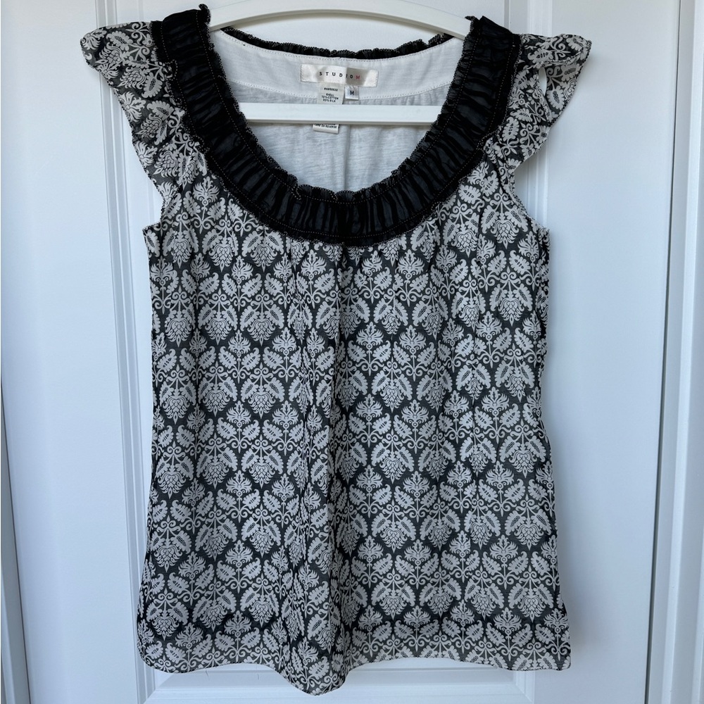 NEW Cotton Silk Babydoll Top